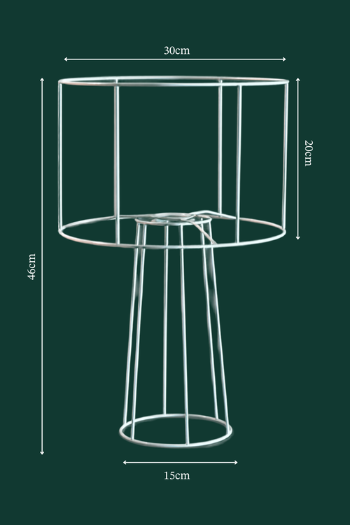 Armazón lámpara de mesa 46x30